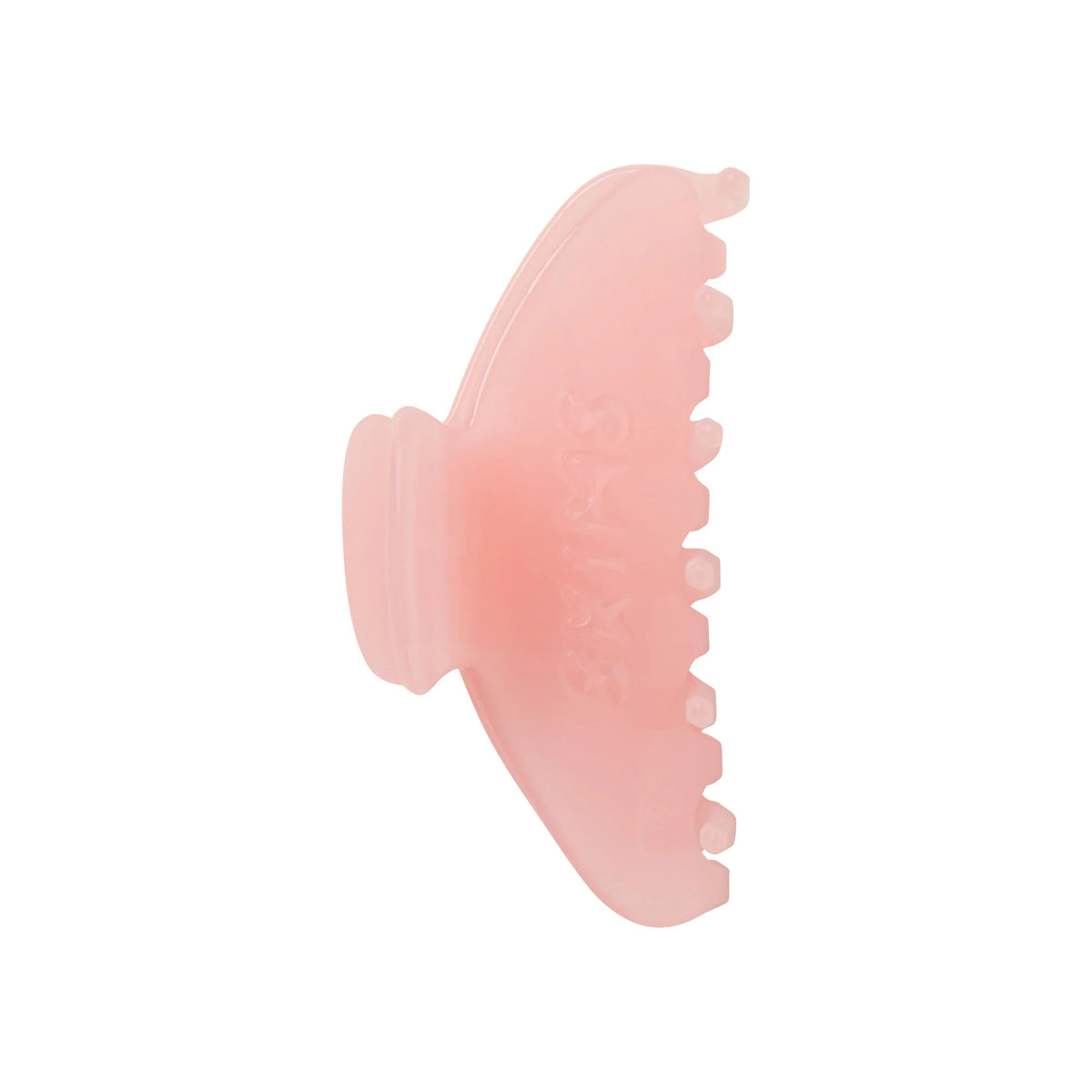GETTING READY ACCESSORIES EMBOSSED LOGO MINI CLAW CLIP | PEONY