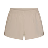 COTTON JERSEY LOOSE SHORT | STONE