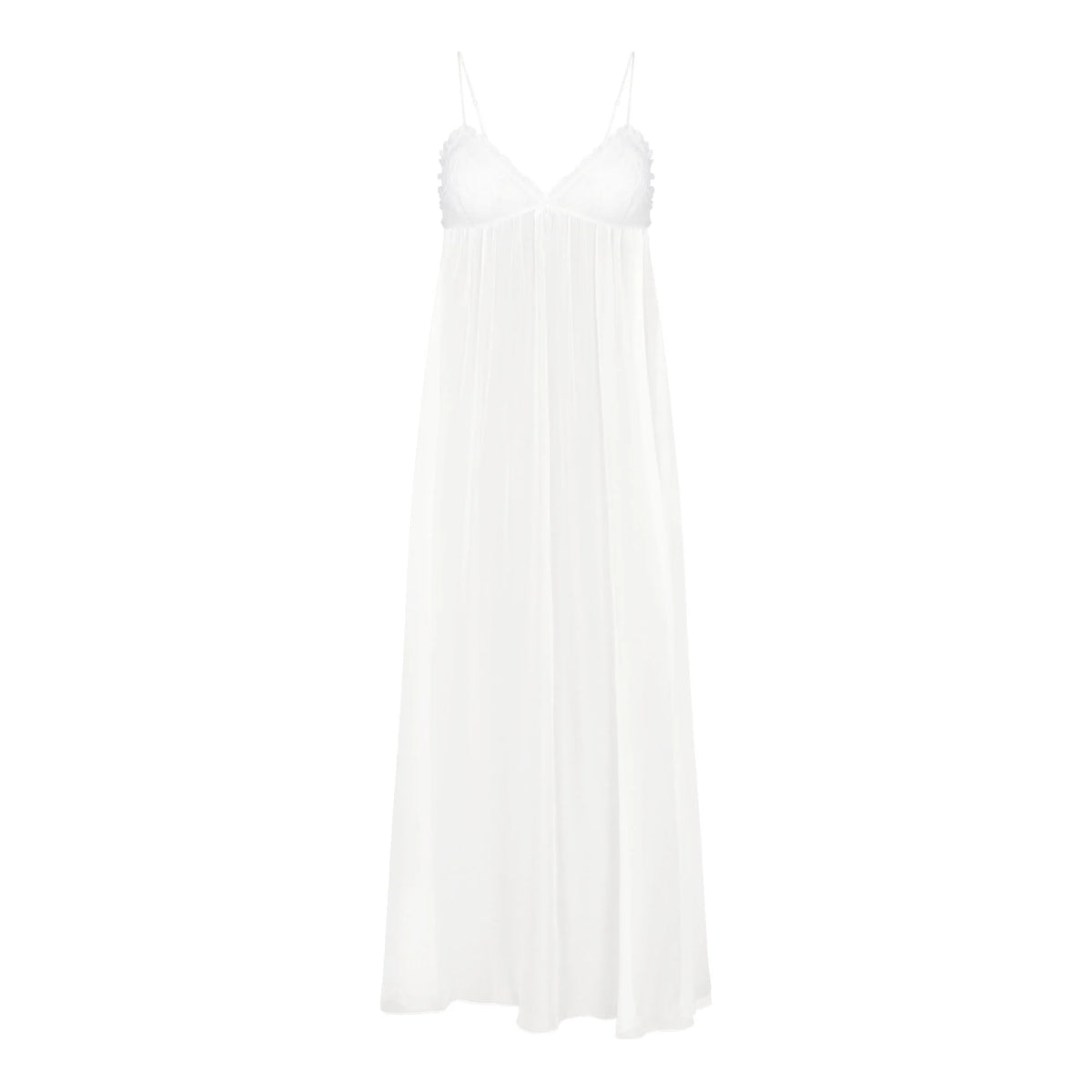 SKIMS ROMANCE LONG SLIP DRESS | IVORY