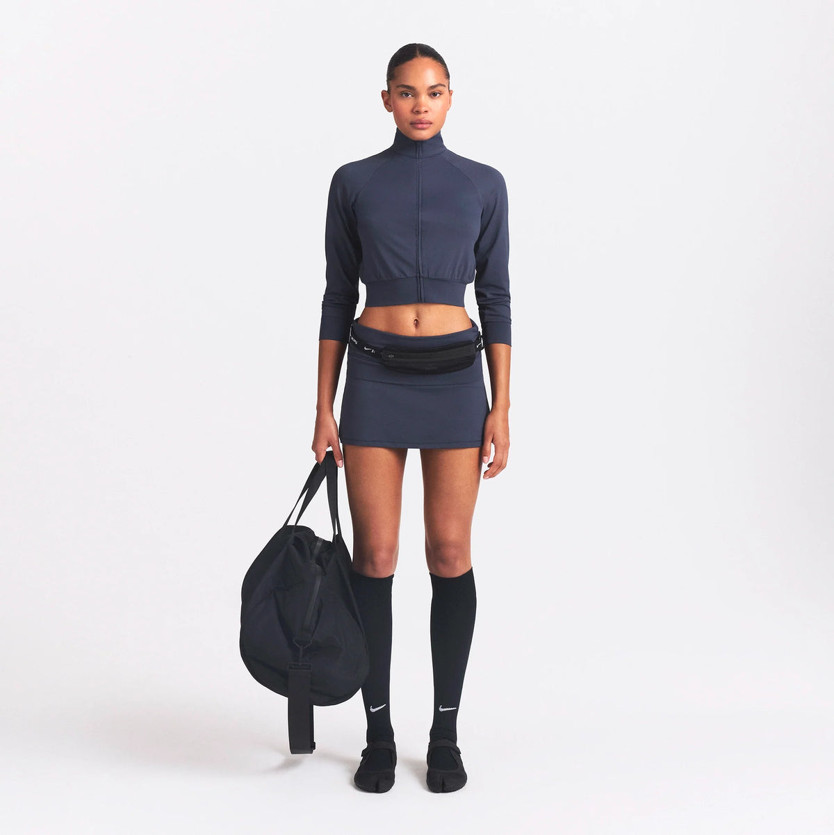 NikeSKIMS AIRY CROPPED TRACK JACKET | DEEP ROYAL