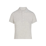 WORN IN JERSEY POLO | LIGHT HEATHER GREY