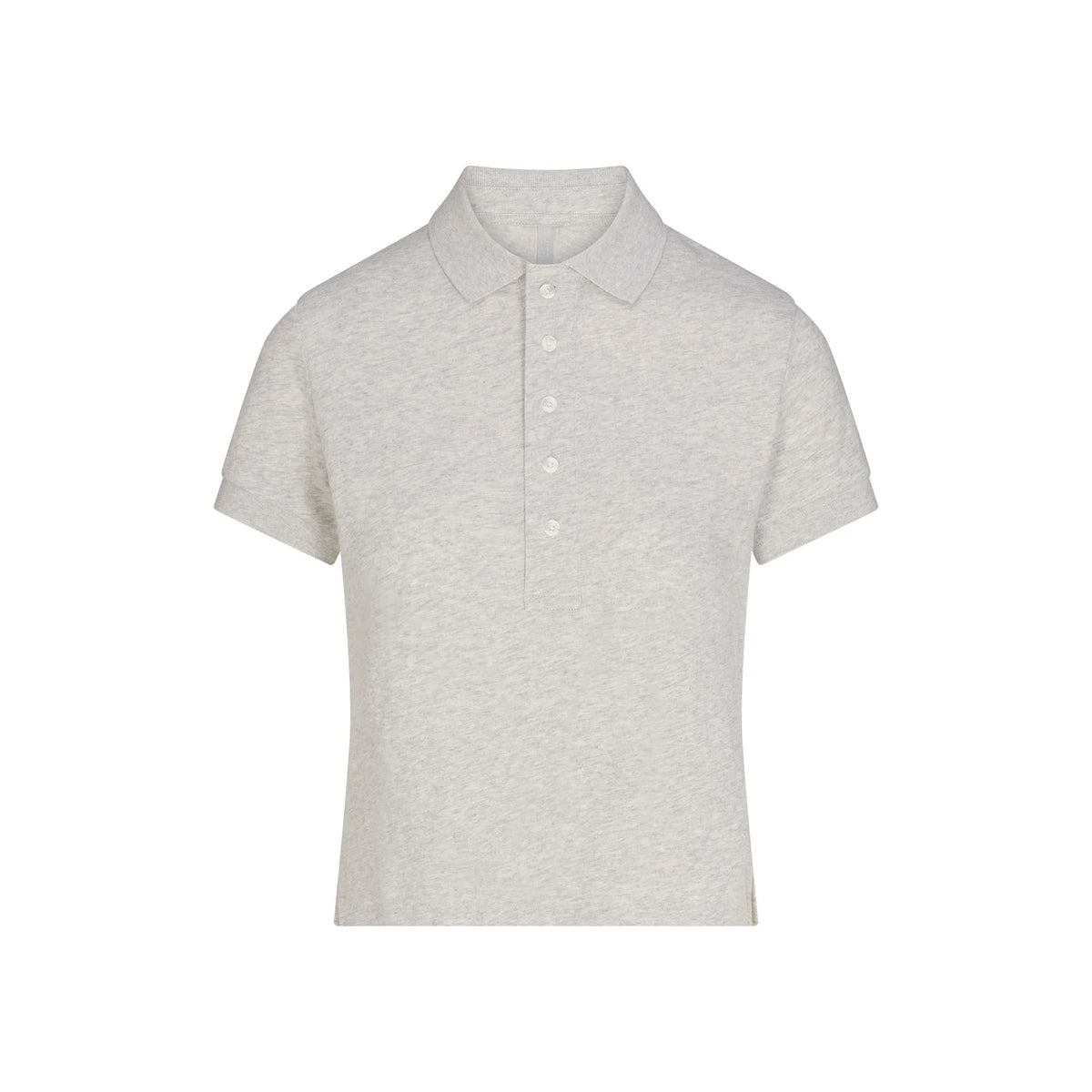WORN IN JERSEY POLO | LIGHT HEATHER GREY
