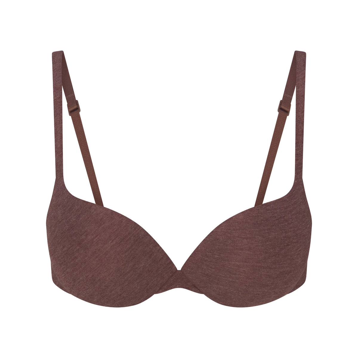 EVERYDAY COTTON ULTIMATE TEARDROP PUSH-UP BRA | COCOA HEATHER