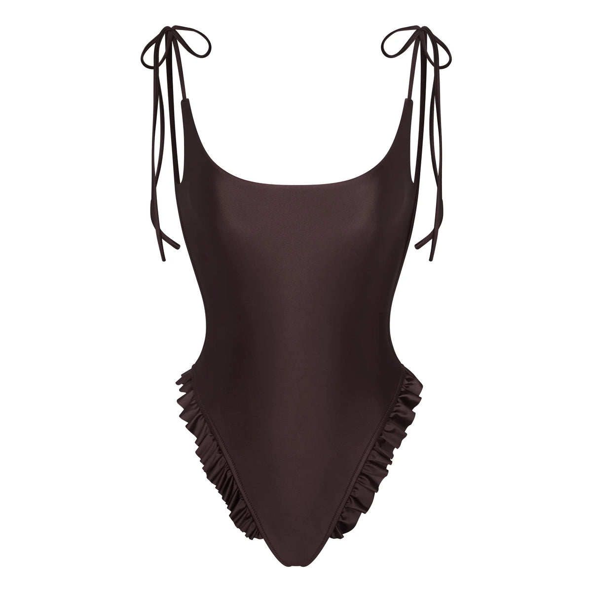 SATIN SWIM LOW BACK ONE PIECE | PHOENIX