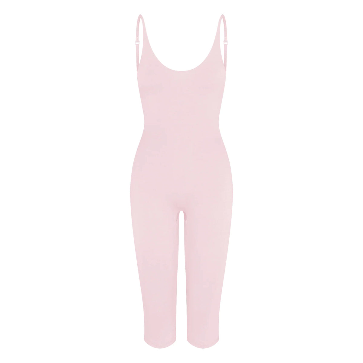 SMOOTH LAYERS CAPRI CATSUIT | PEONY