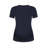 COTTON JERSEY MATERNITY T-SHIRT | NAVY