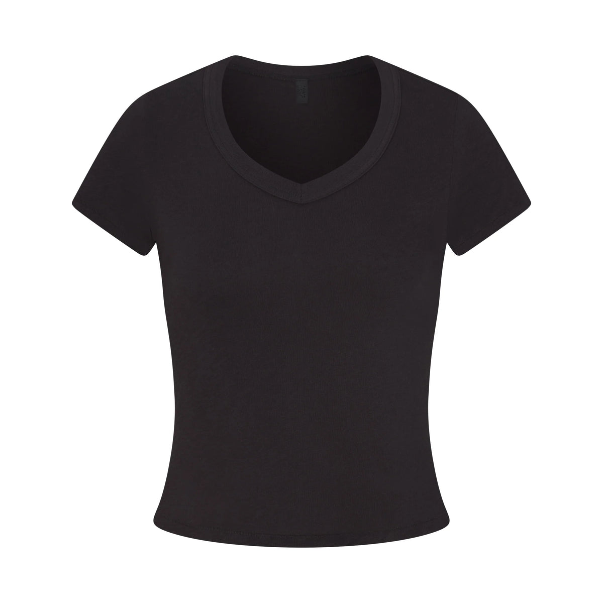 WORN IN JERSEY BABY V NECK TEE | WASHED ONYX
