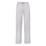 WOVEN SHINE LACE PANT | SILVER TRIPLE PINSTRIPE