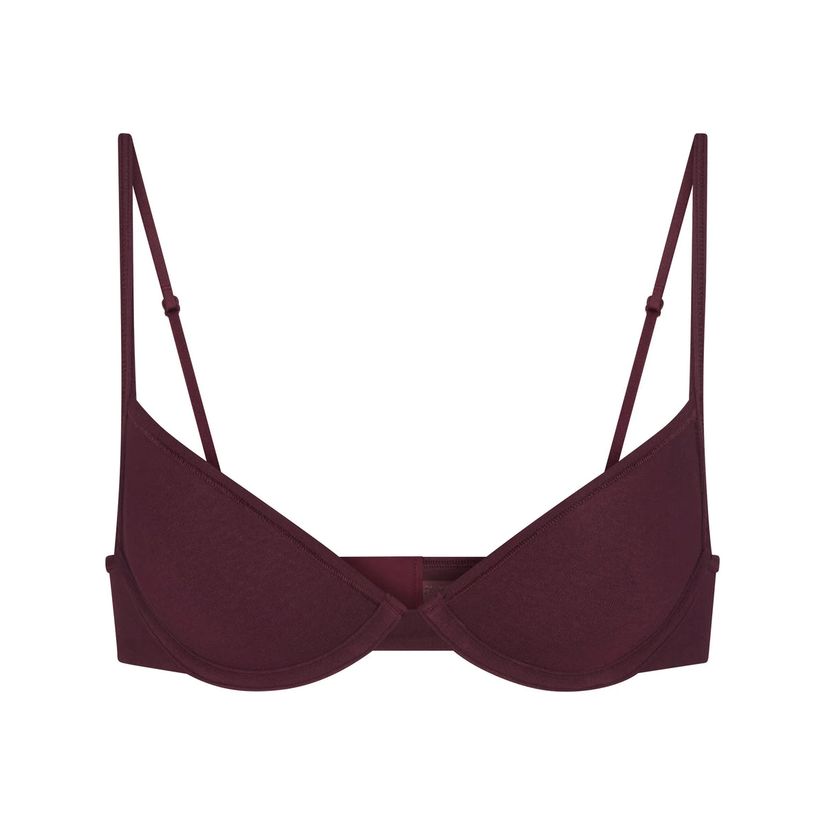 EVERYDAY COTTON UNLINED DEMI BRA | CURRANT