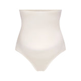 COTTON JERSEY MATERNITY HIGH-WAISTED THONG | MARBLE