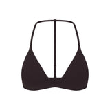NikeSKIMS STUDIO STRETCH T-BACK TRIANGLE BRA | DARK ROAST