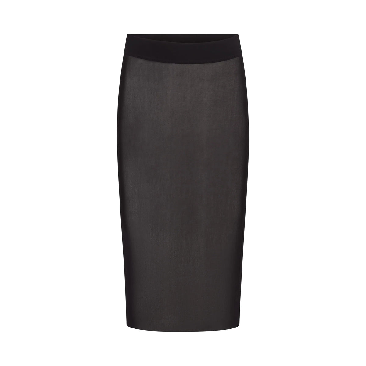 MESH COVER-UPS MIDI SKIRT | ONYX