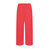COTTON FLEECE STRAIGHT LEG PANT | WASHED RED