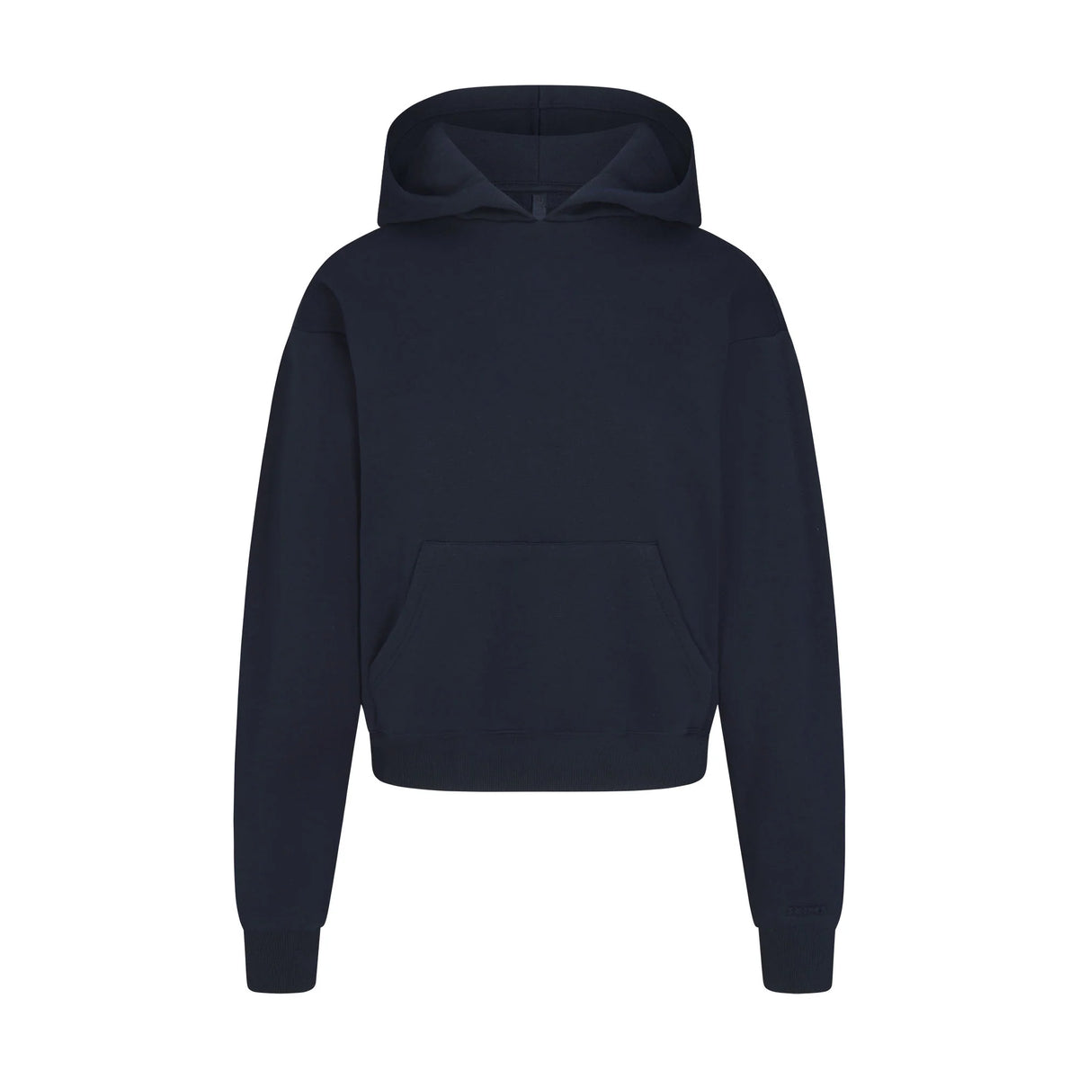 COTTON FLEECE HOODIE | NAVY