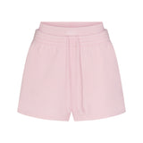 COTTON FLEECE DOUBLE WAISTBAND SHORT | CHERRY BLOSSOM