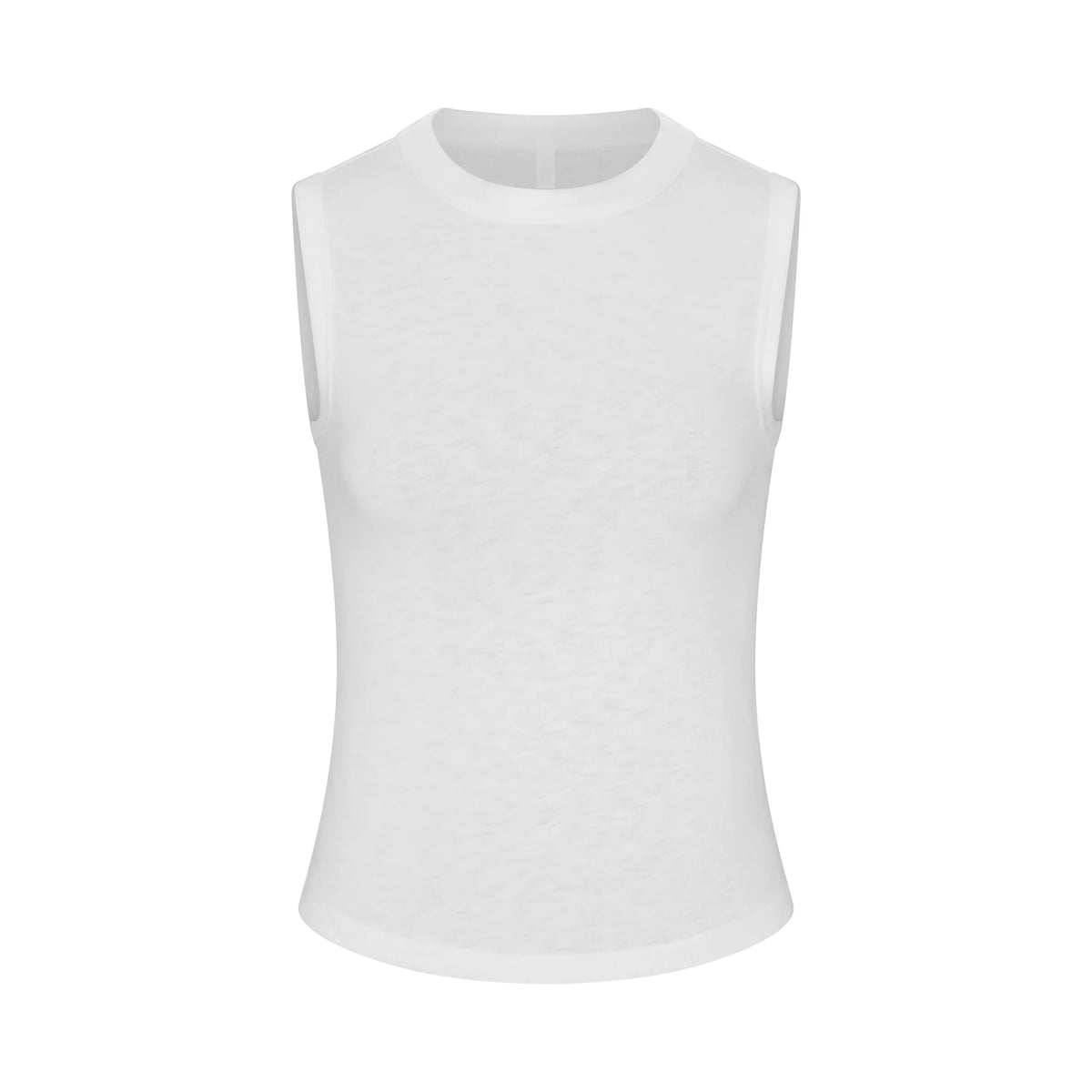 WORN IN JERSEY HIGH CREW TANK | SNOW