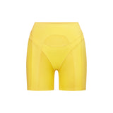 NikeSKIMS SATIN SHINE PANELED 5” BIKER SHORT | CITRINE