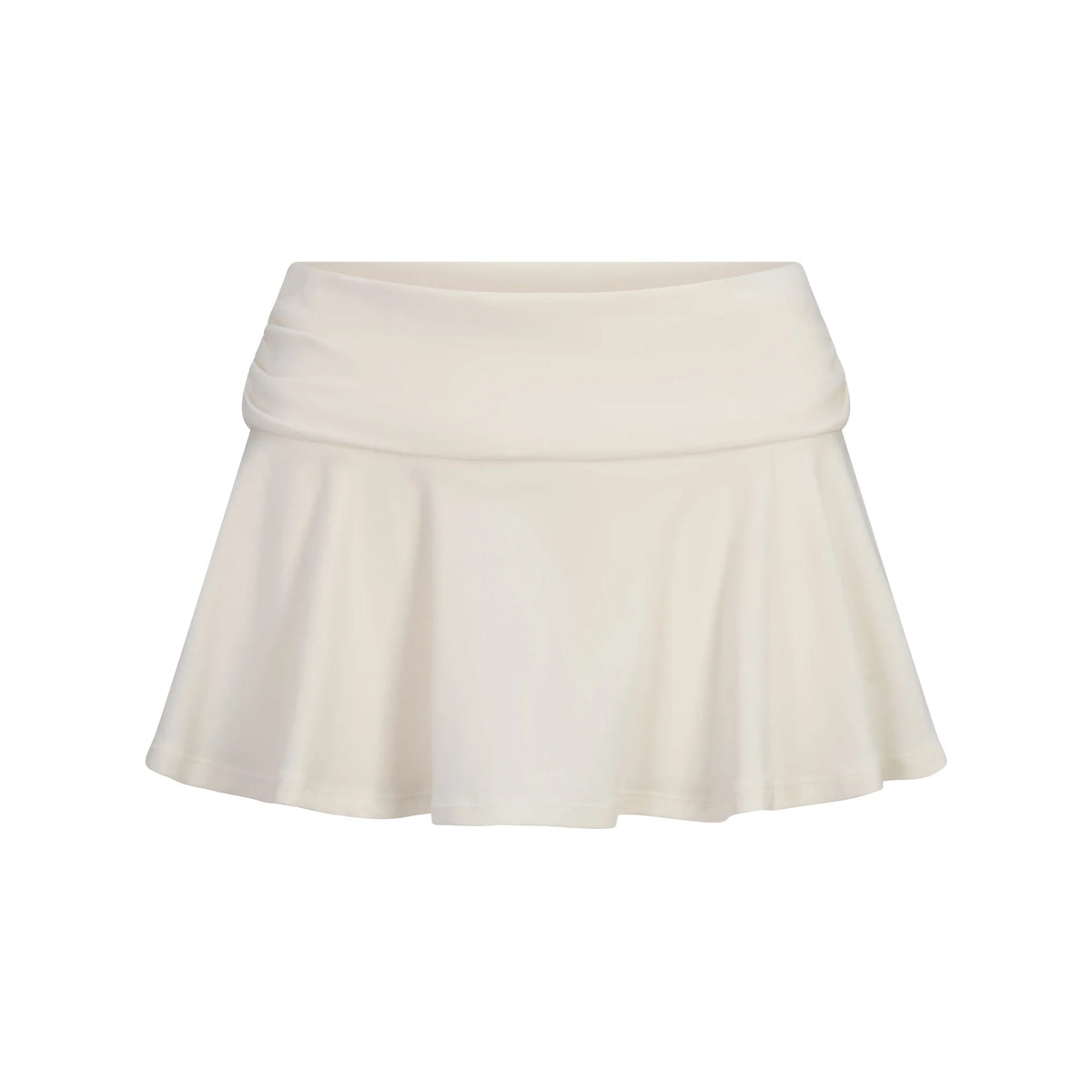 COTTON JERSEY FOLDOVER MINI SKORT | MARBLE