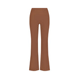 NikeSKIMS MATTE SLIM FLARE LEGGING | CAROB BROWN