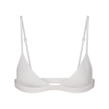 EVERYDAY COTTON TRIANGLE BRALETTE | SNOW