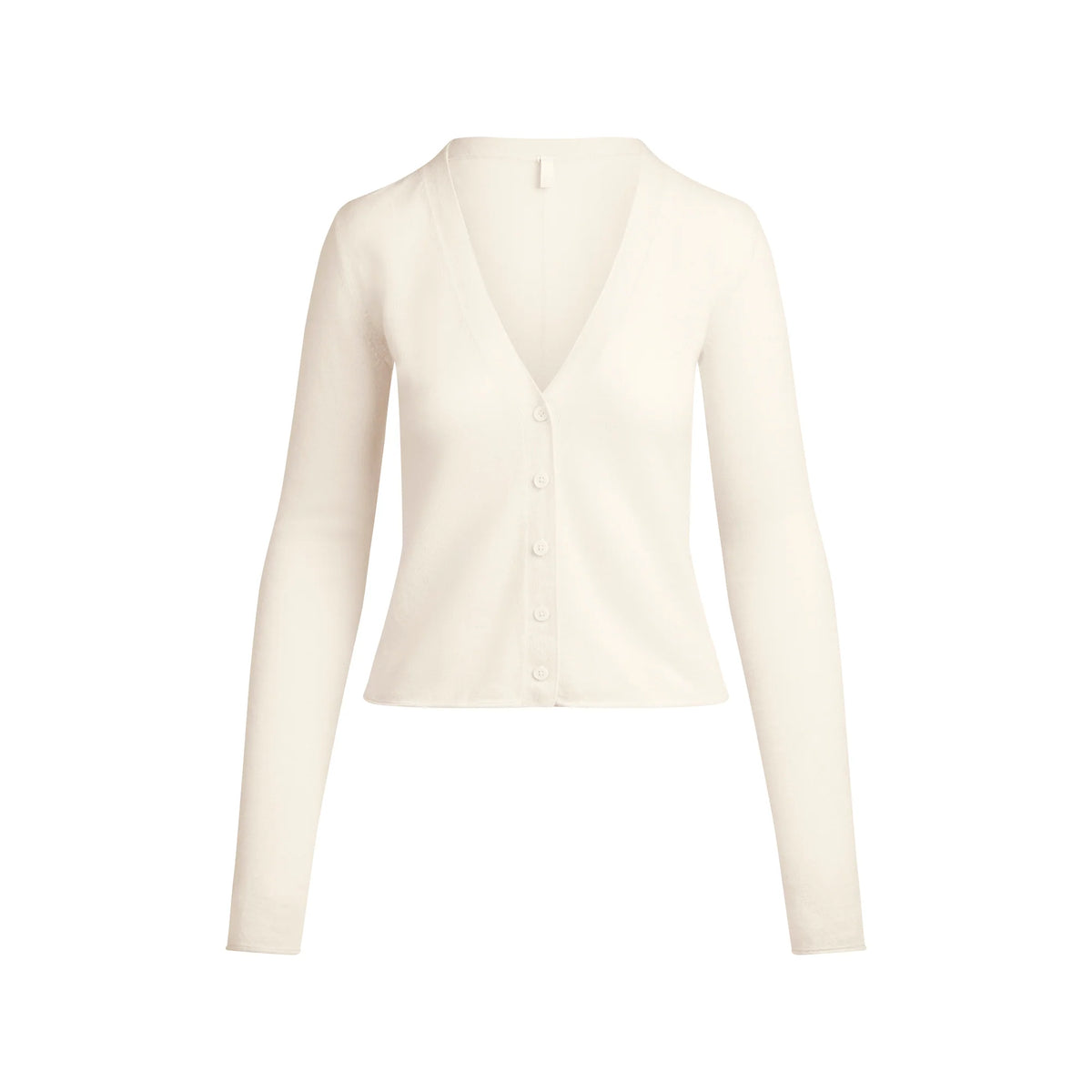 FEATHERWEIGHT CASHMERE CARDIGAN | EGRET