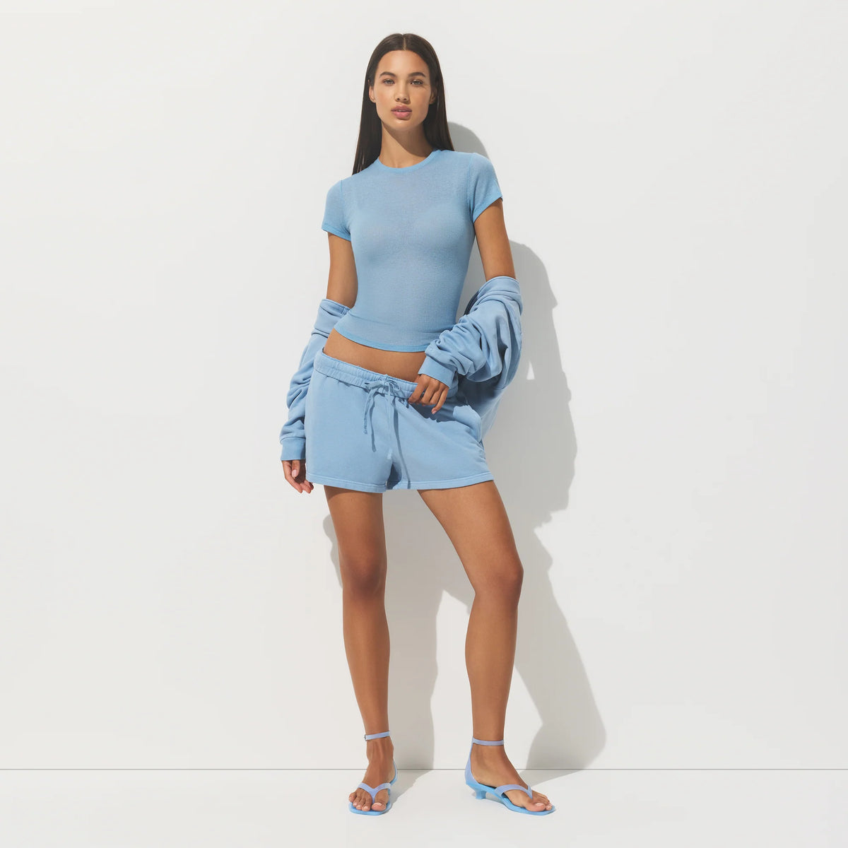 FRENCH TERRY CLASSIC SHORT | BLUE BELL