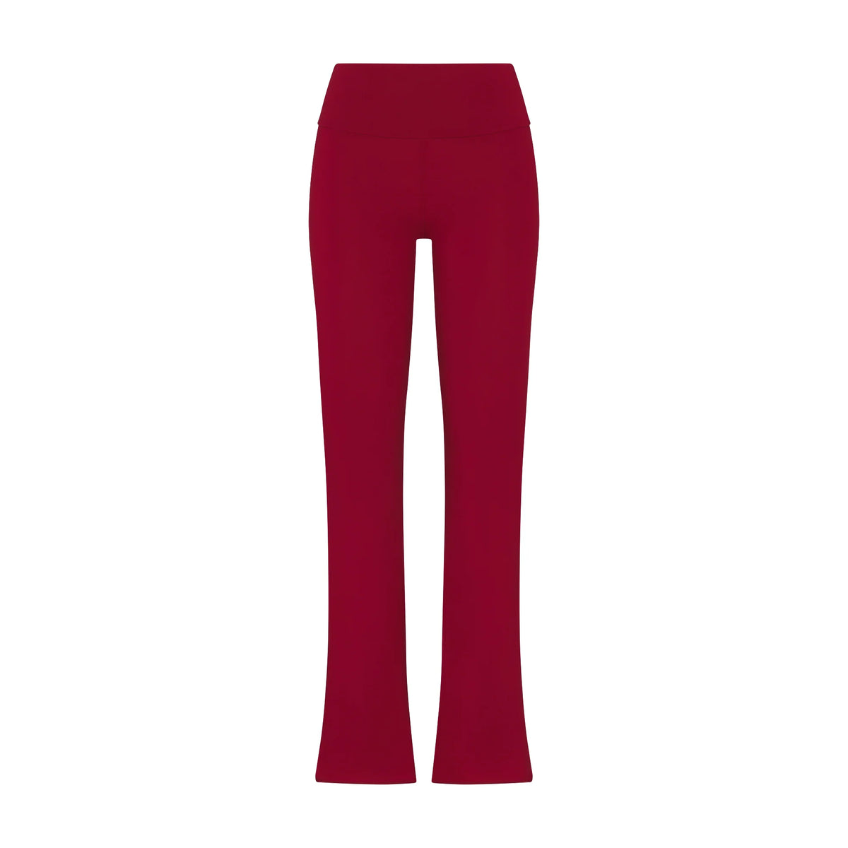 COTTON JERSEY FOLDOVER PANT | BRICK