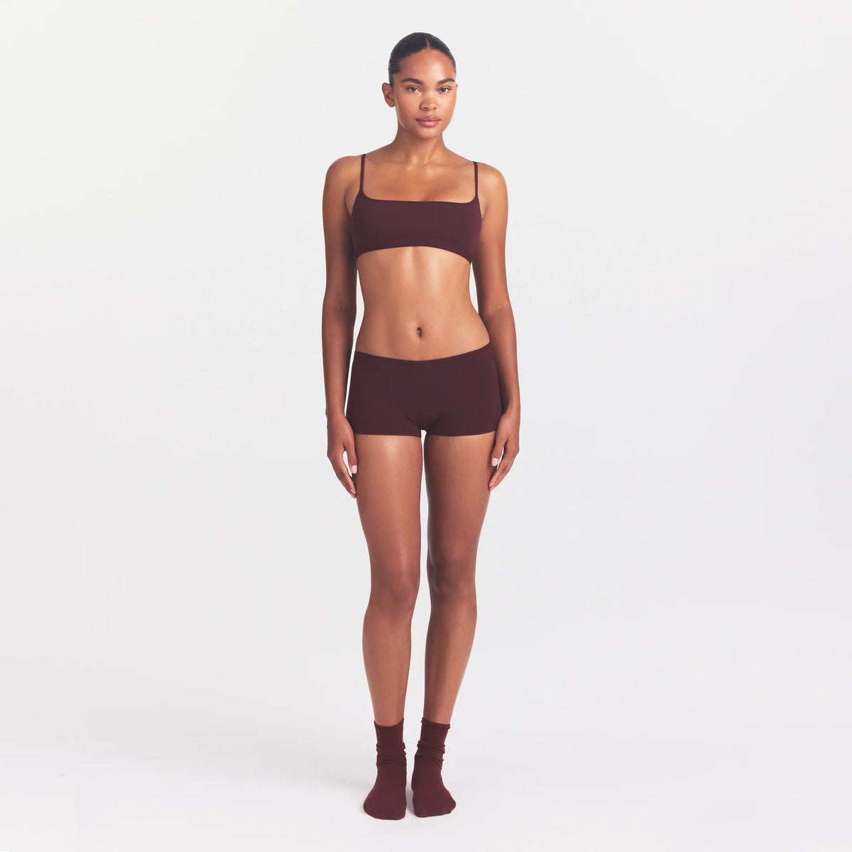 EVERYDAY COTTON BOY SHORT | CURRANT