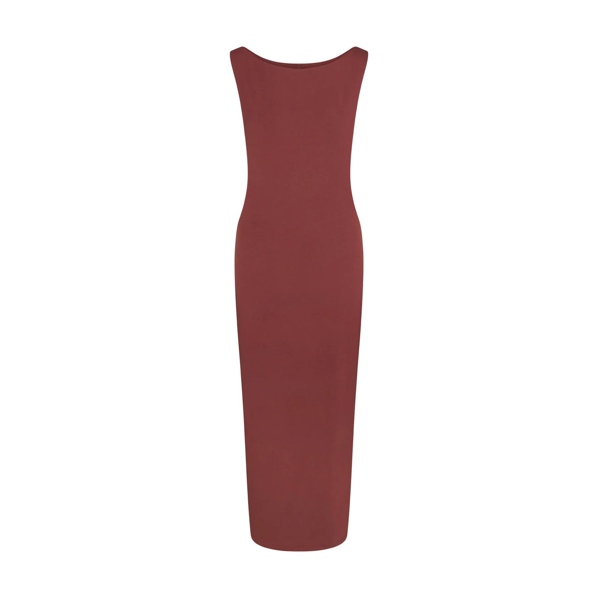 SMOOTH LAYERS CUT OUT LONG DRESS | HENNA