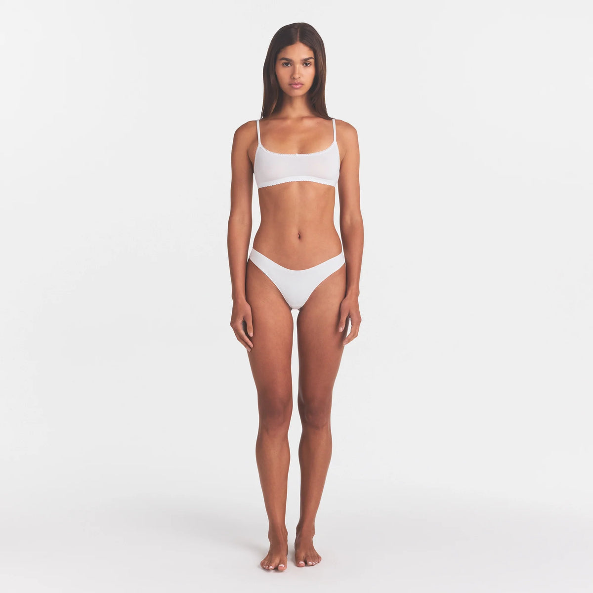 LIGHTWEIGHT COTTON THONG 10-PACK | MICRO DOT FLORAL MULTI