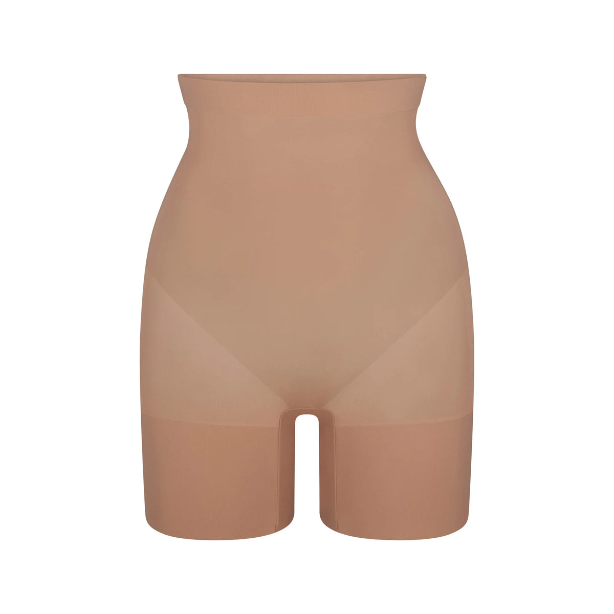 SHEER SEAMLESS HIGH-WAISTED MID THIGH SHORT | SIENNA