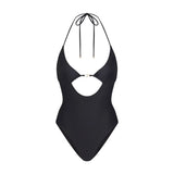 ICONIC SWIM HARDWARE ONE PIECE | OBSIDIAN
