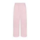 COTTON FLEECE STRAIGHT LEG PANT | CHERRY BLOSSOM