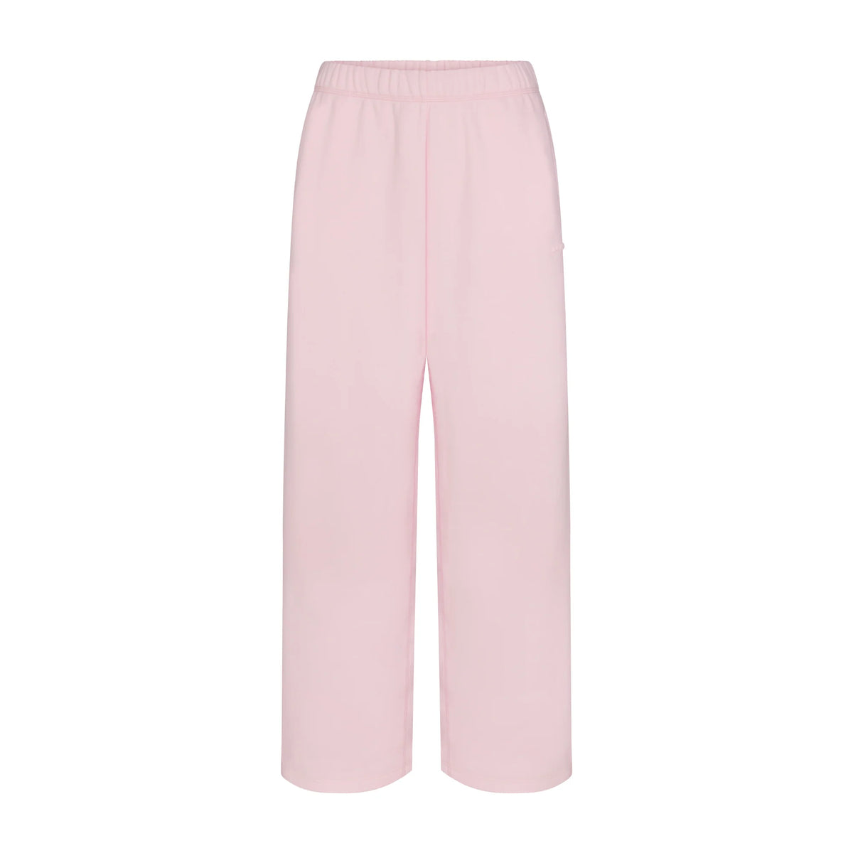 COTTON FLEECE STRAIGHT LEG PANT | CHERRY BLOSSOM