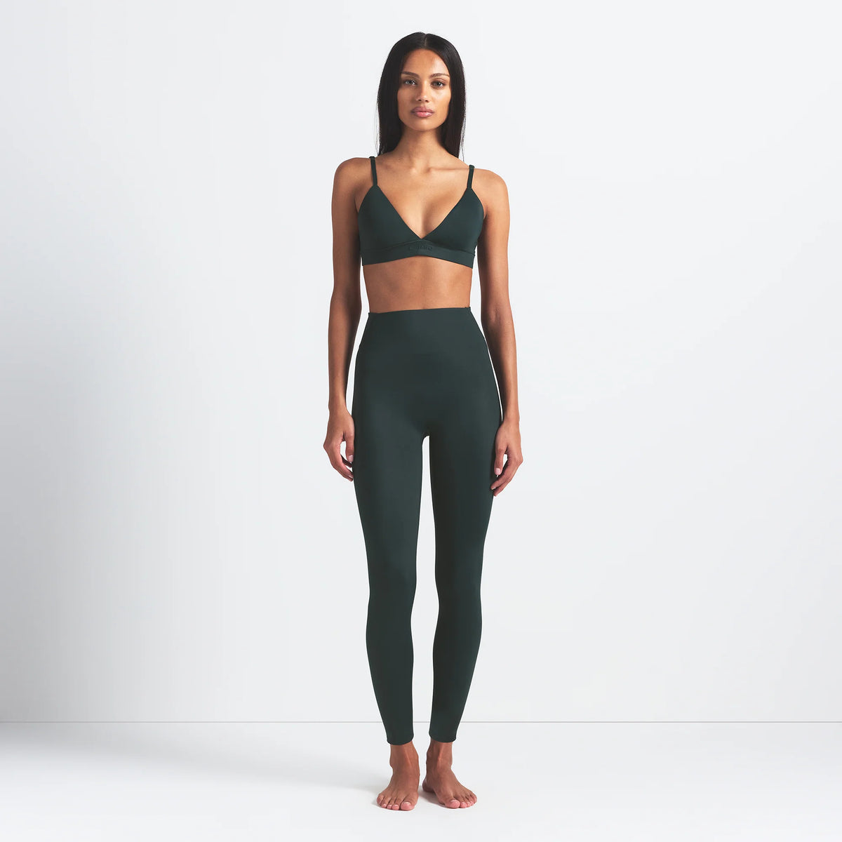 NikeSKIMS SHINE BONDED WAIST 26" LEGGING | DARK TEAL