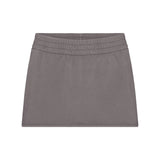 BOYFRIEND FLEECE MINI SKIRT | SHADOW