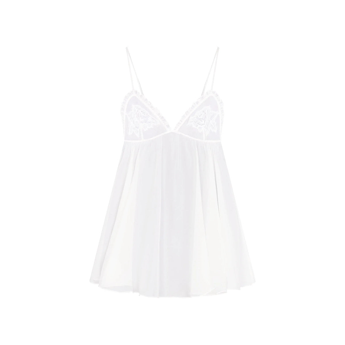 SKIMS ROMANCE BABYDOLL DRESS | IVORY