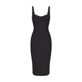 SKIMS BODY MIDI DRESS | ONYX