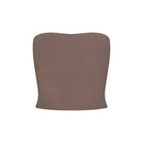REFINED KNIT TUBE TOP | AMETHYST