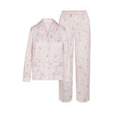 WOVEN SHINE LONG SLEEP SET | BARELY PINK SNACK BAG