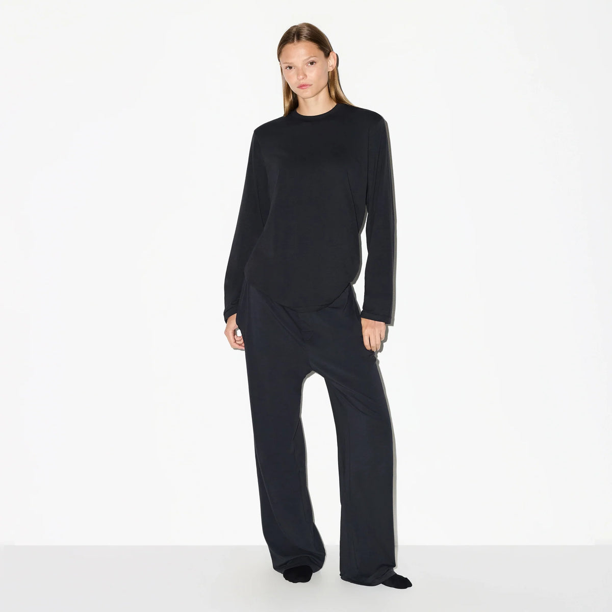 BOYFRIEND LONG SLEEVE T-SHIRT | ONYX