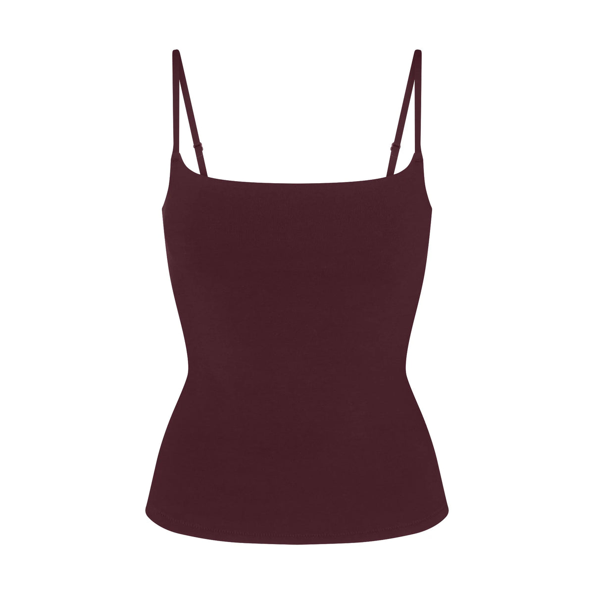 COTTON JERSEY CAMI | CURRANT