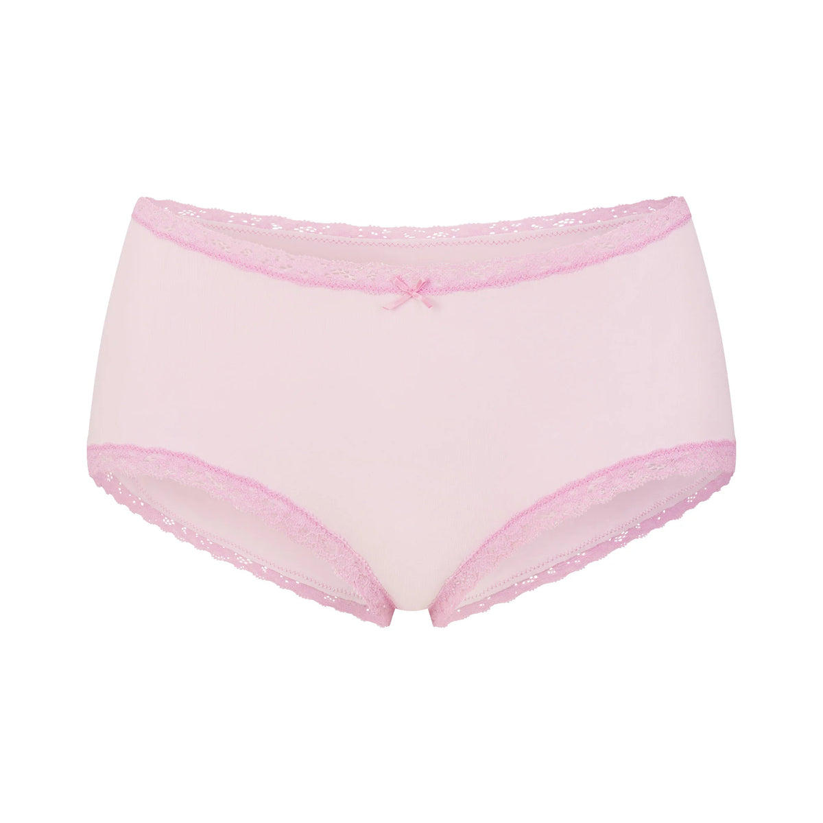 LIGHTWEIGHT COTTON LACE BOY SHORT | CHERRY BLOSSOM