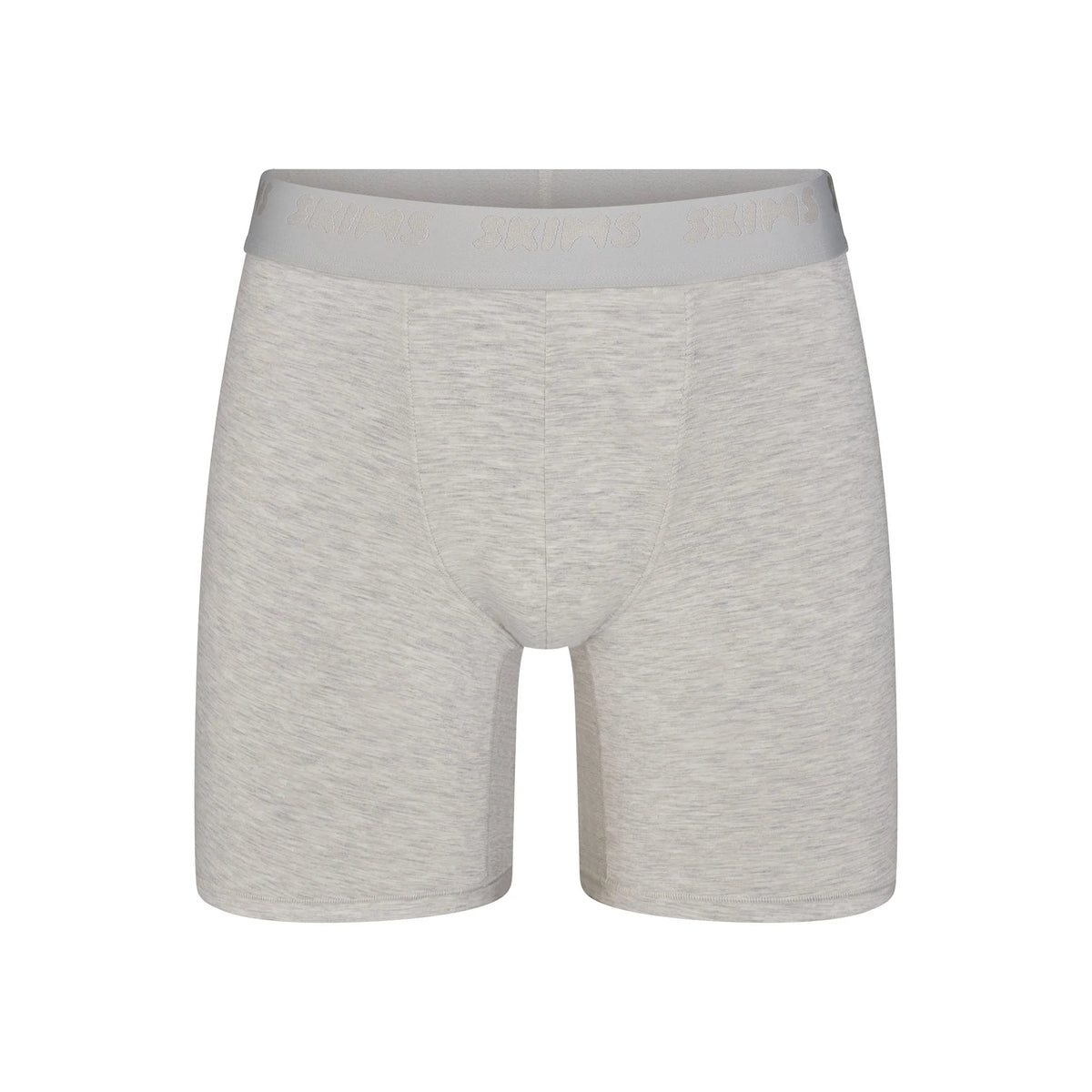 SKIMS STRETCH MENS 5" BOXER BRIEF | LIGHT HEATHER GREY